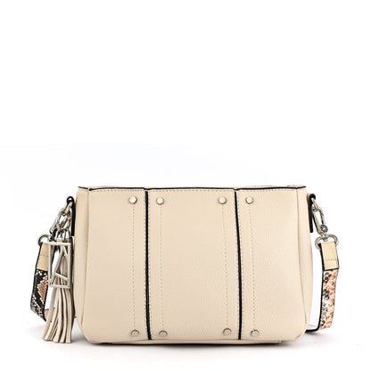 Leroy small off-white shoulder bag