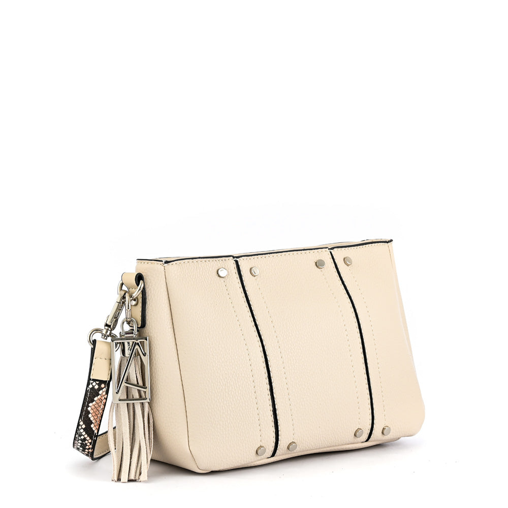 Leroy small off-white shoulder bag