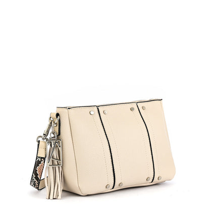 Leroy small off-white shoulder bag