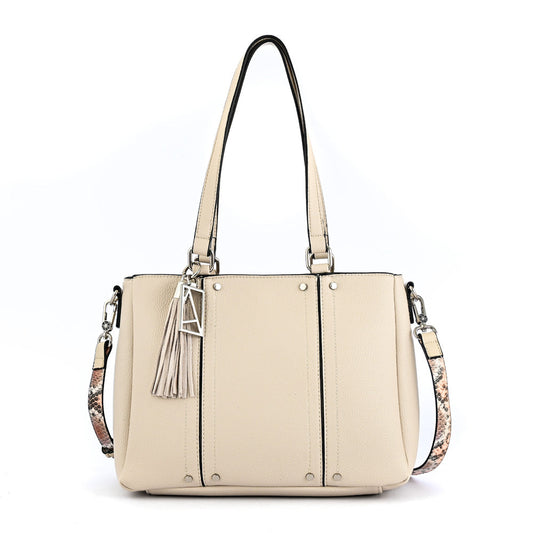 Wallet Two Handles Three medium divisions leroy raw white