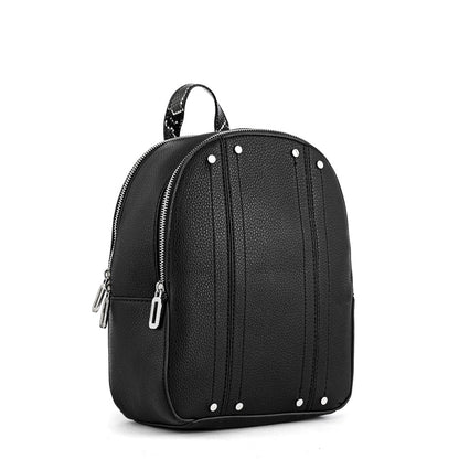 Small Leroy Black Backpack