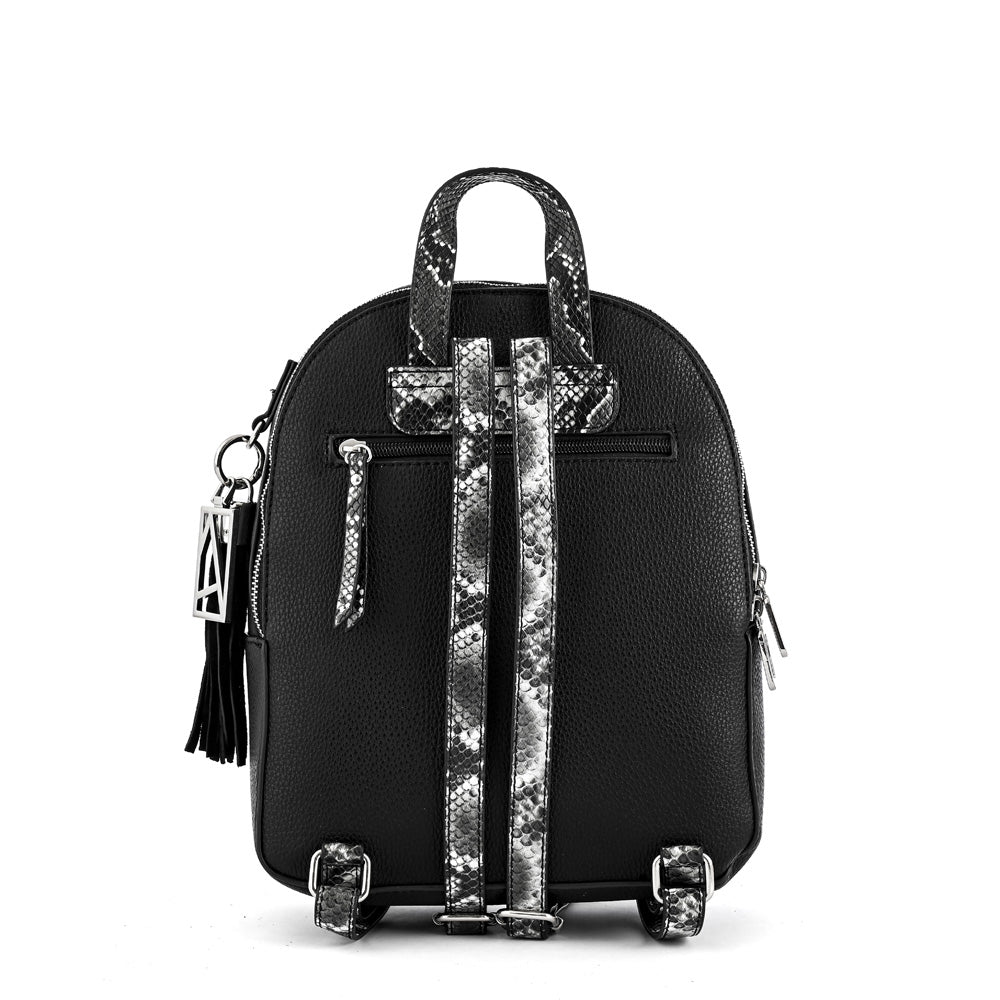 Small Leroy Black Backpack