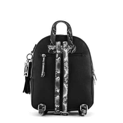 Small Leroy Black Backpack