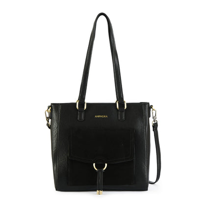 Wallet Two Handles Three medium divisions black lya