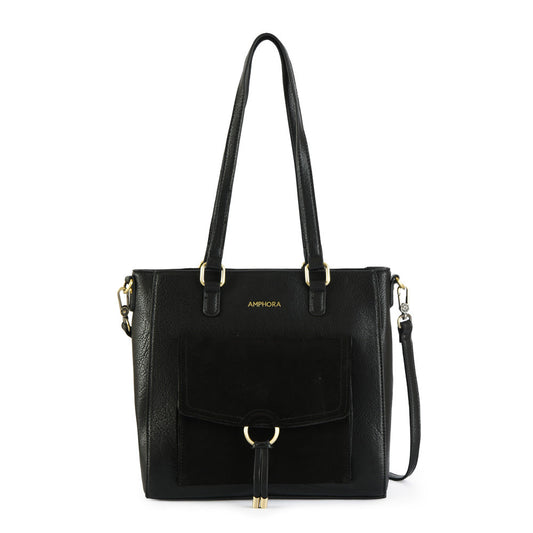 Wallet Two Handles Three medium divisions black lya