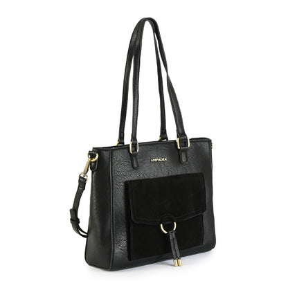 Wallet Two Handles Three medium divisions black lya