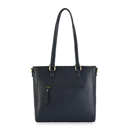 Wallet Two Handles Three medium divisions dark blue lya