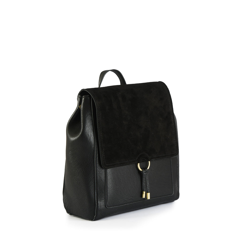 Medium Black Lya Backpack