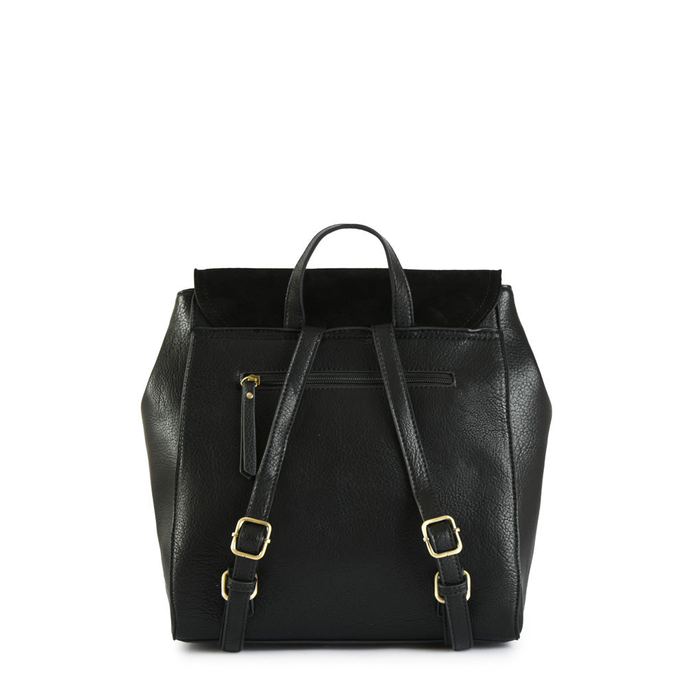 Medium Black Lya Backpack
