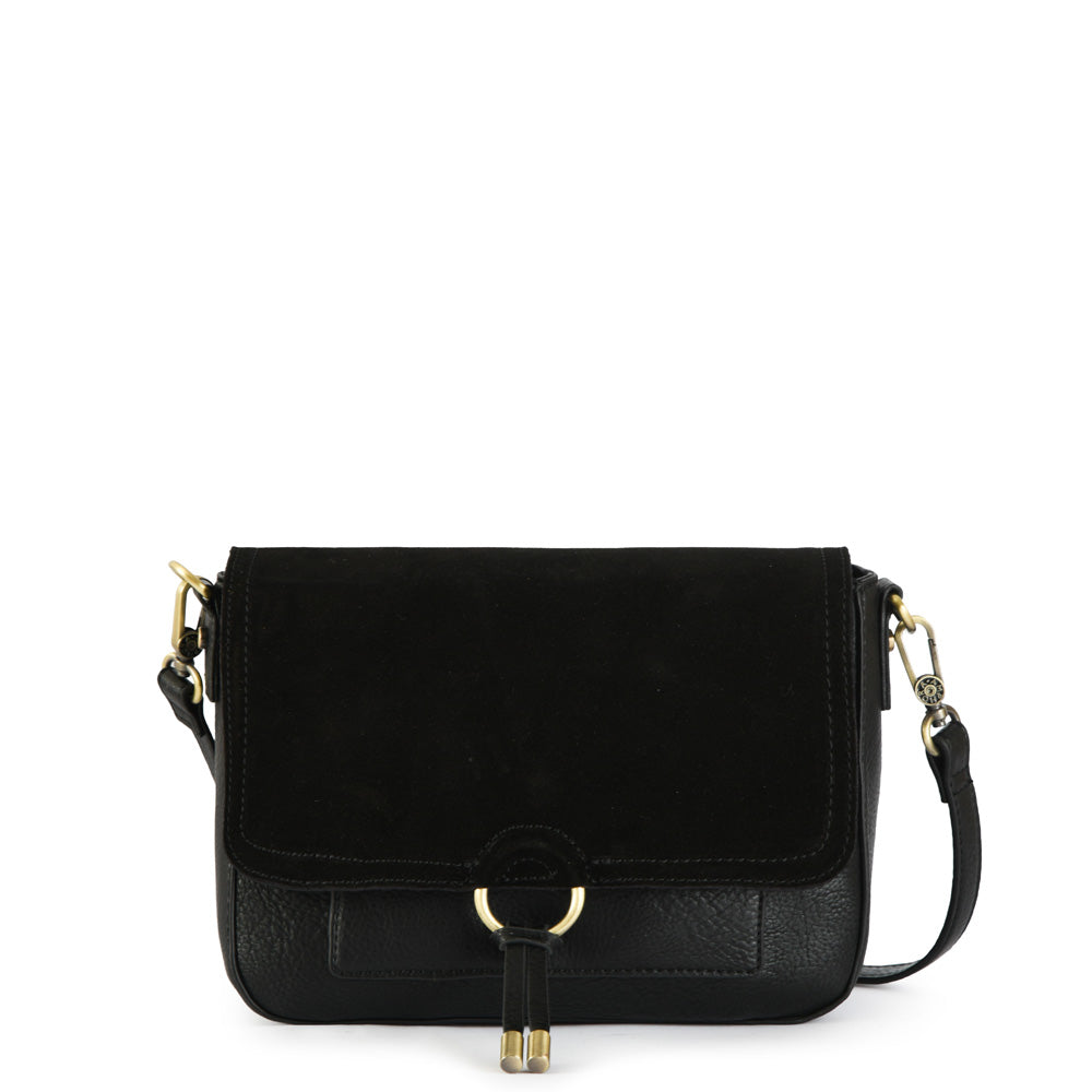 Small black lya shoulder bag
