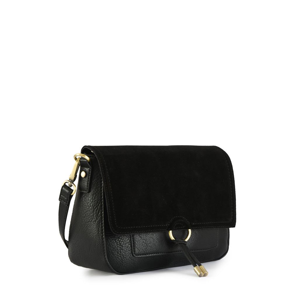 Small black lya shoulder bag