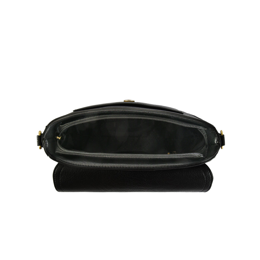Small black lya shoulder bag