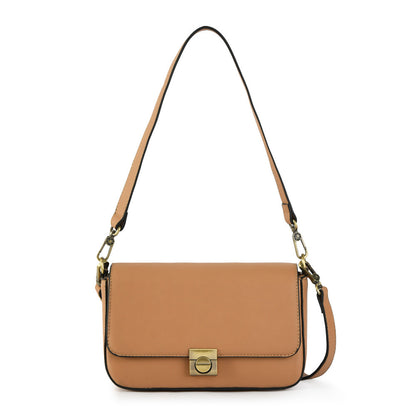 Small Laurent camel crossbody bag