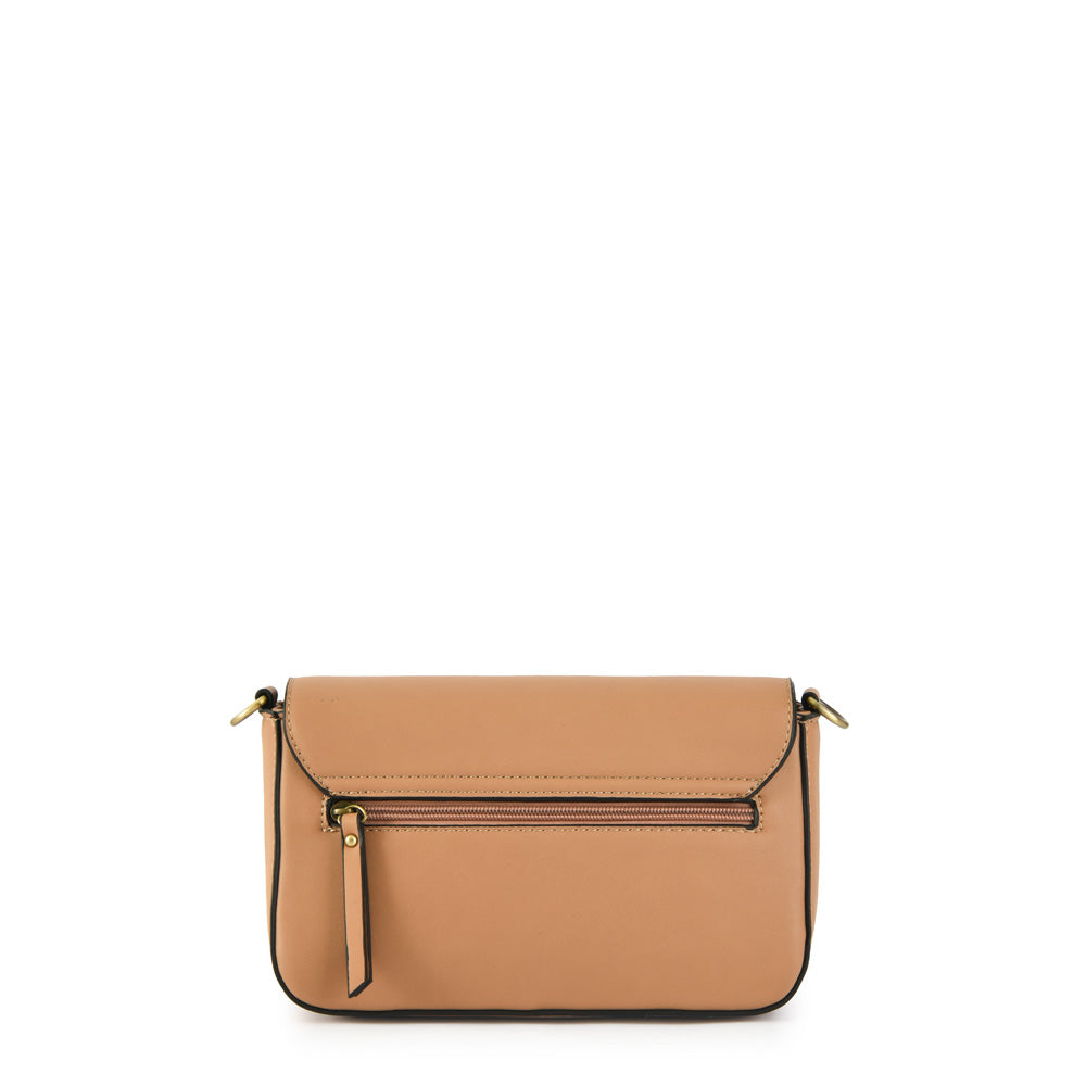 Small Laurent camel crossbody bag