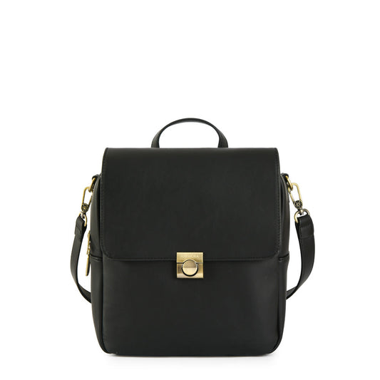 Small Laurent Black Backpack