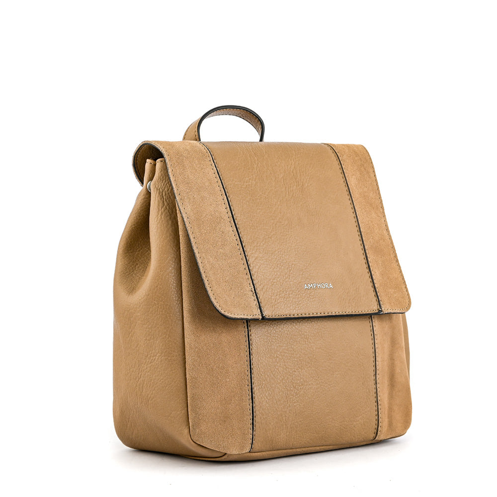 Roux Taupe Medium Lid Backpack