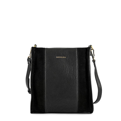 Medium roux black crossbody bag
