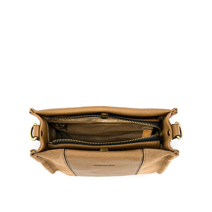 Medium roux taupe crossbody bag