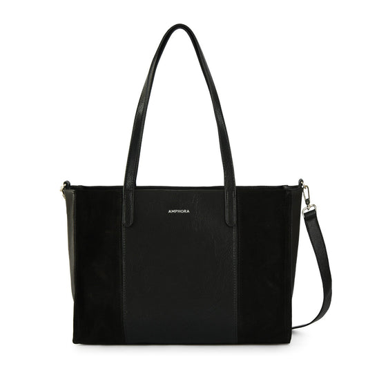 Wallet Two Handles Three divisions medium roux black