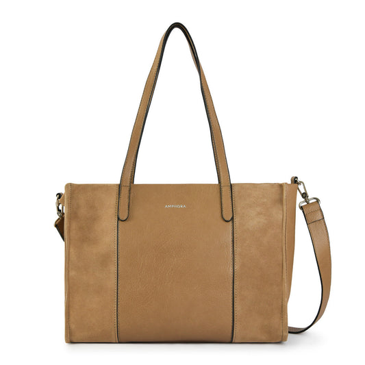 Wallet Two Handles Three medium divisions roux taupe