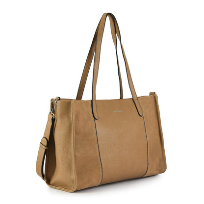 Wallet Two Handles Three medium divisions roux taupe