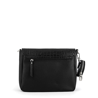 Special black fournier medium crossbody wallet