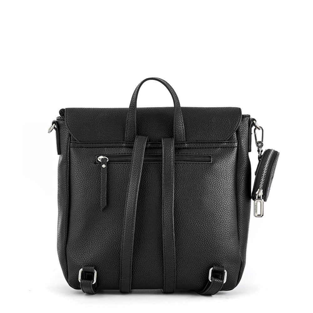 Fournier Black Medium Lid Backpack