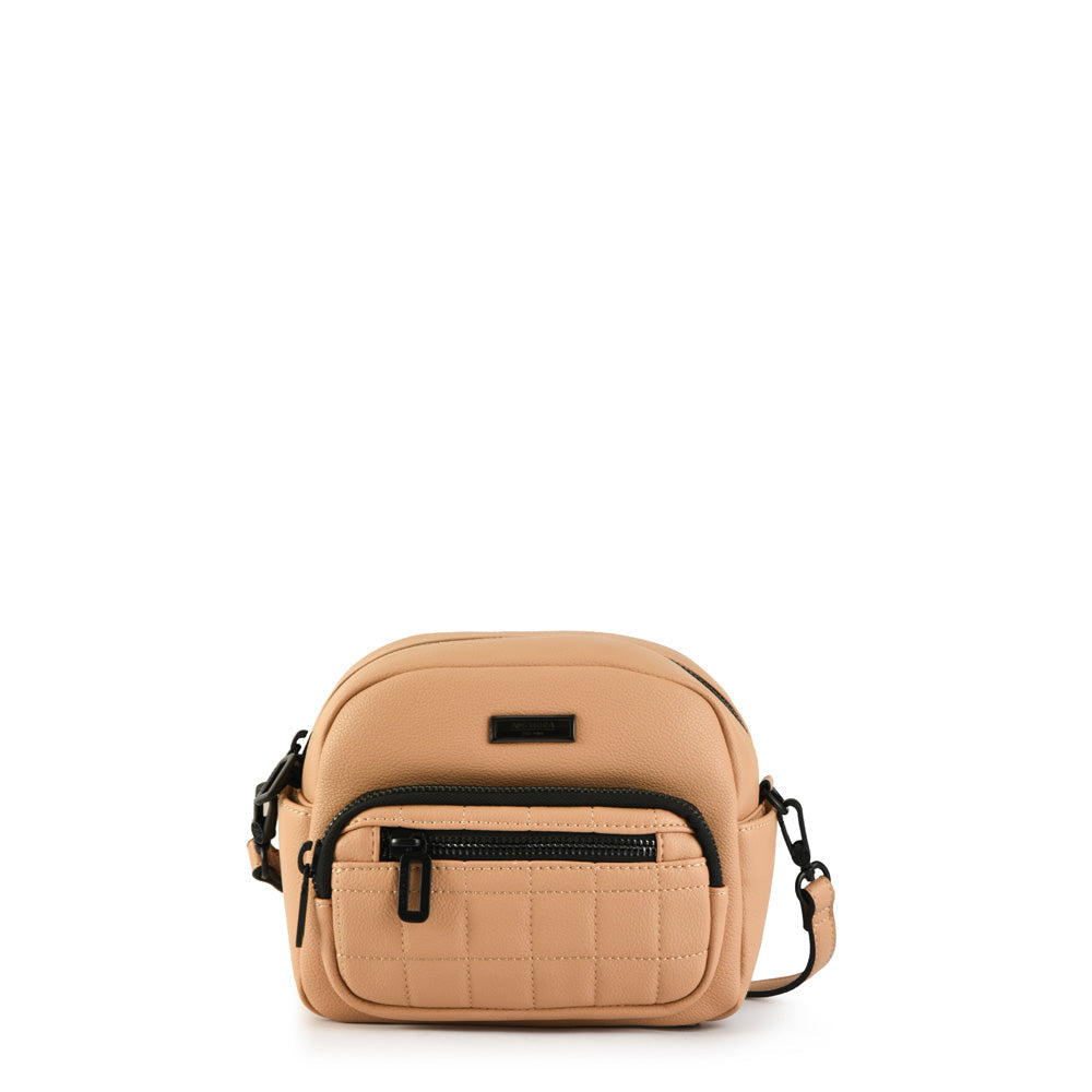 Small beige lambert crossbody wallet