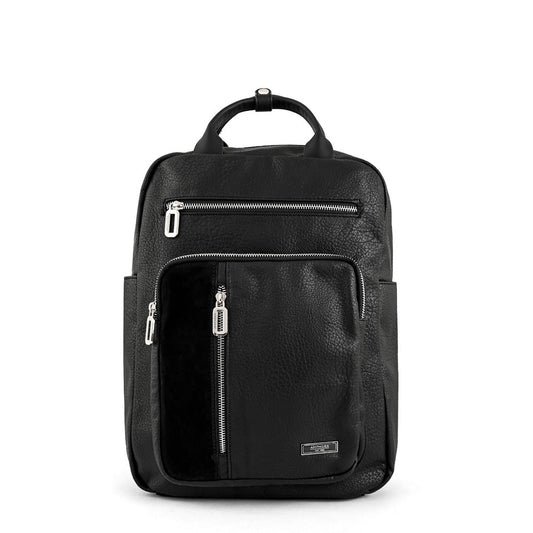 Mercier Black Large Notebook Backpack