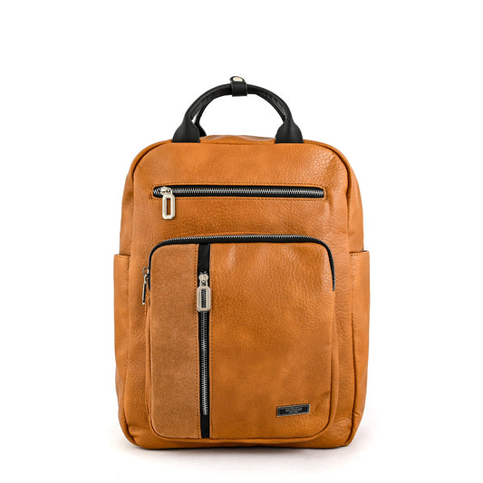 Mercier Camel Large Notebook Backpack