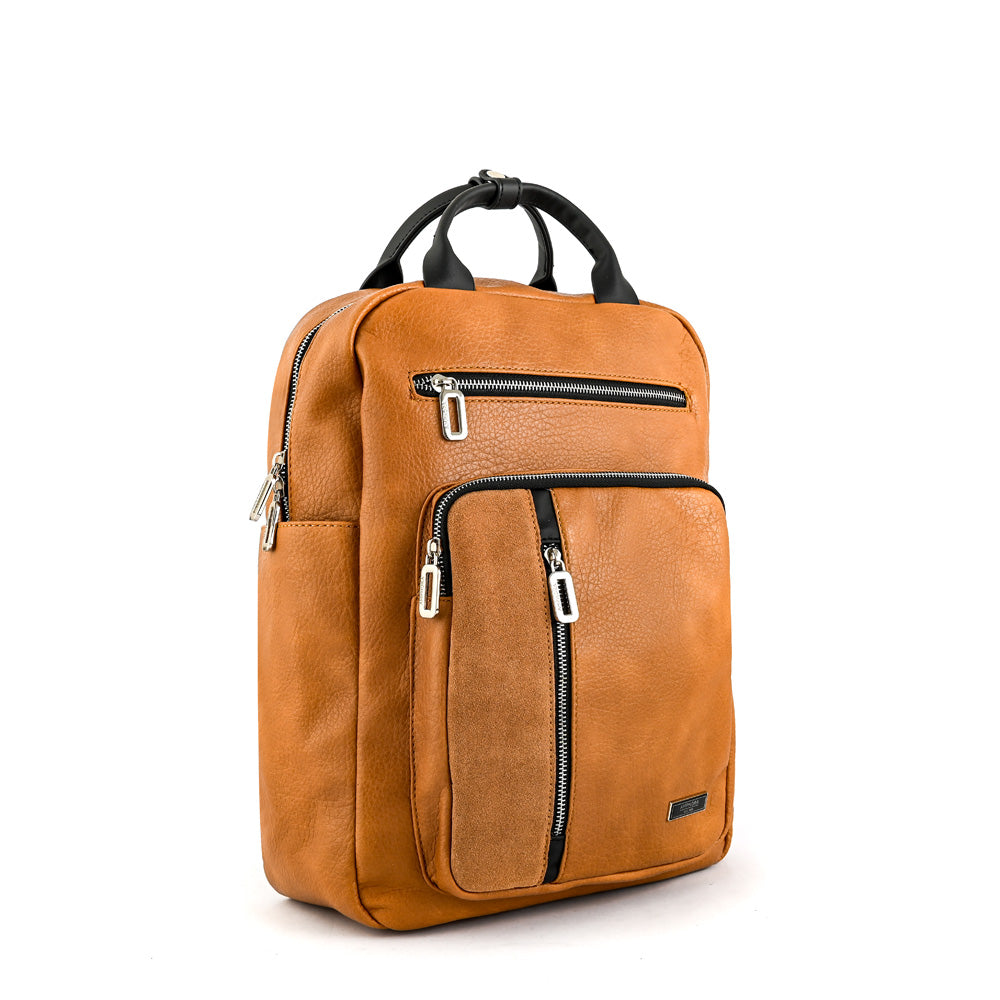 Mercier Camel Large Notebook Backpack