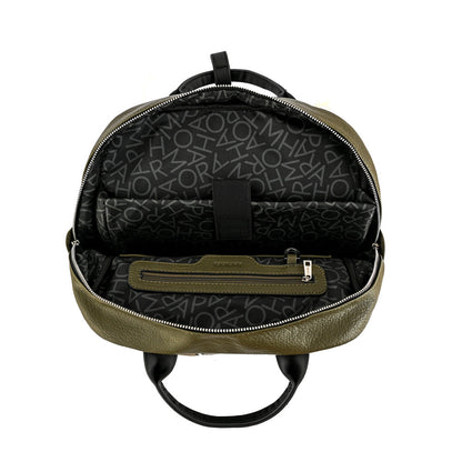 Mercier Olive Green Large Notebook Backpack