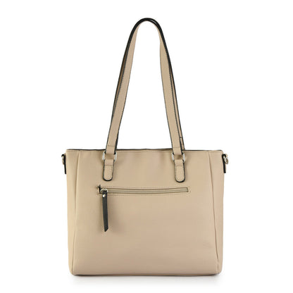 Medium beige dupont two-handle wallet