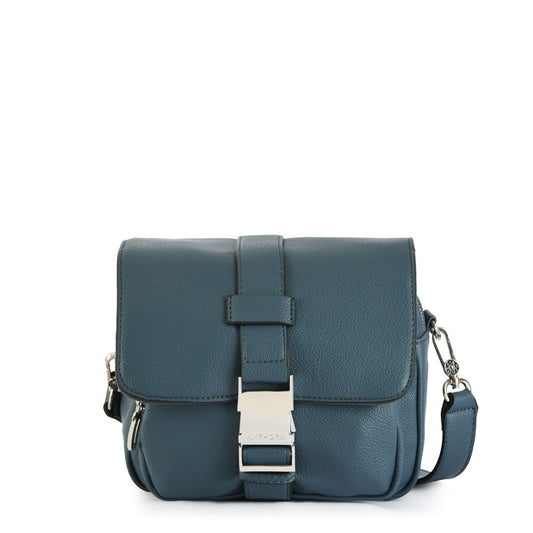 Small faure denim crossbody wallet
