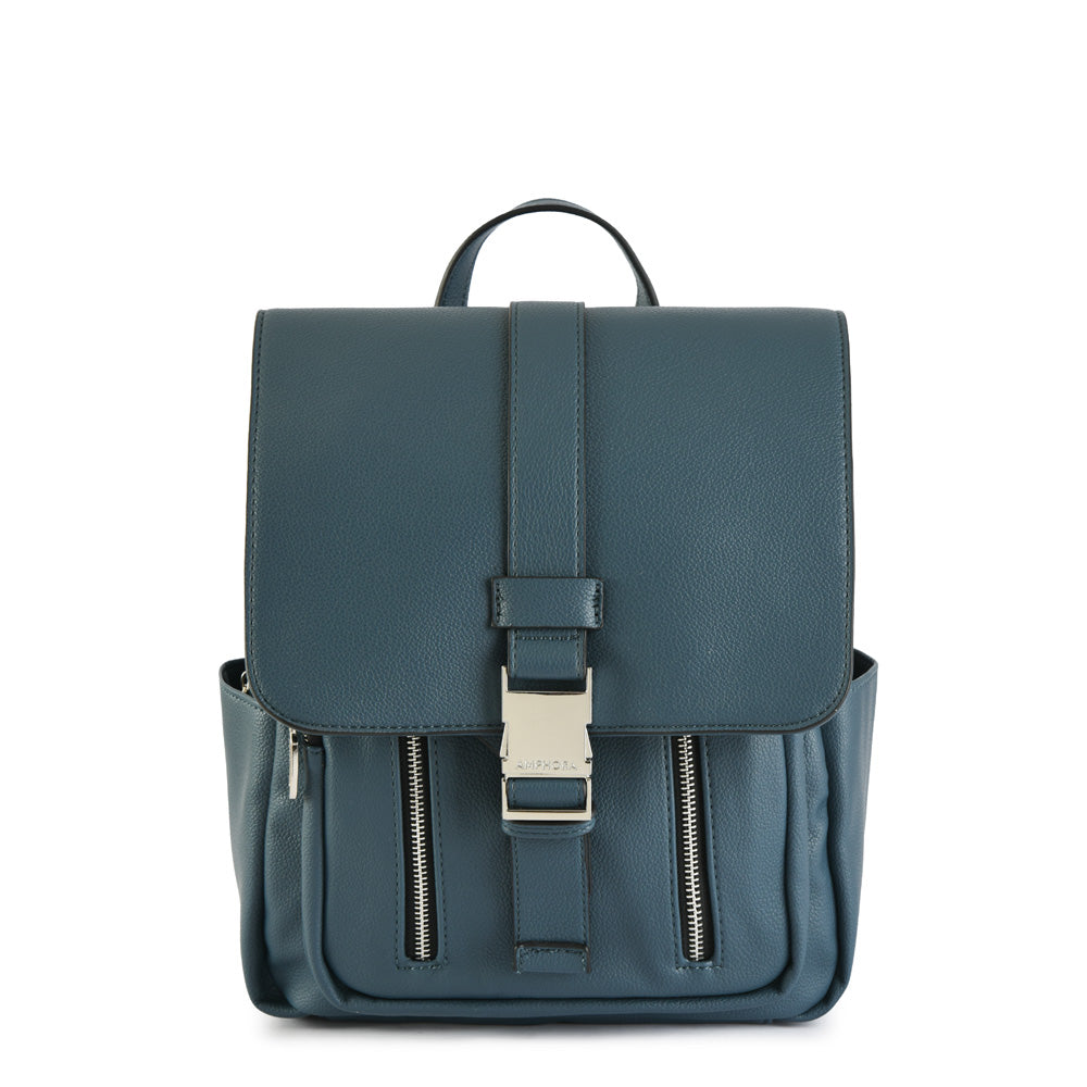 Faure Denim Medium Lid Backpack