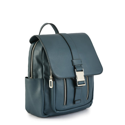 Faure Denim Medium Lid Backpack