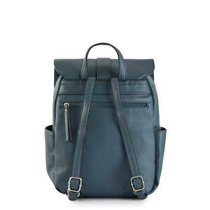 Faure Denim Medium Lid Backpack