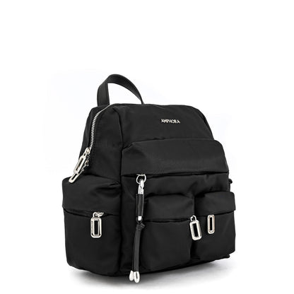 Berta Black Medium Backpack