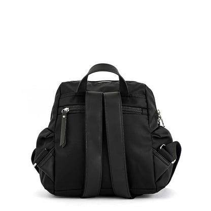 Berta Black Medium Backpack