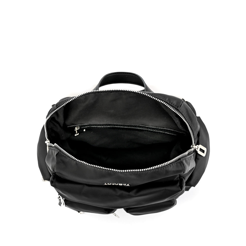 Berta Black Medium Backpack