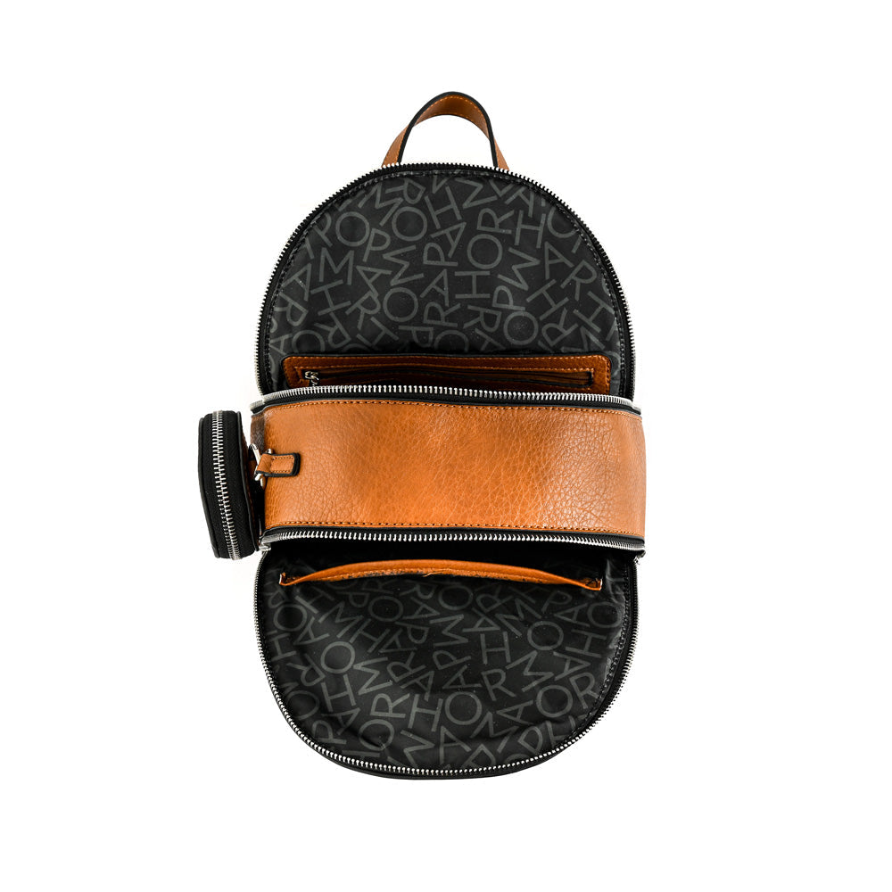 Small Garnier Brown Backpack