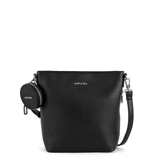Medium black garnier crossbody bag
