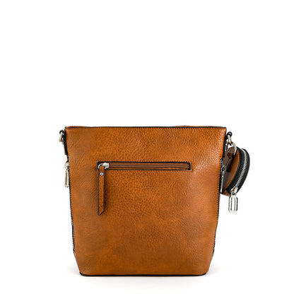 Medium brown garnier crossbody bag