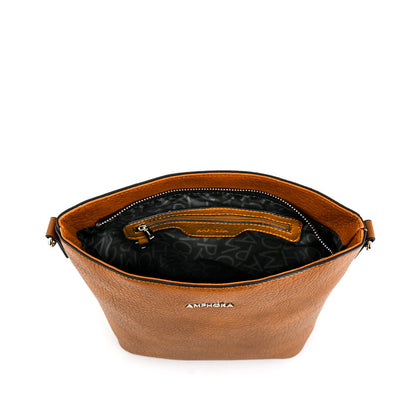 Medium brown garnier crossbody bag