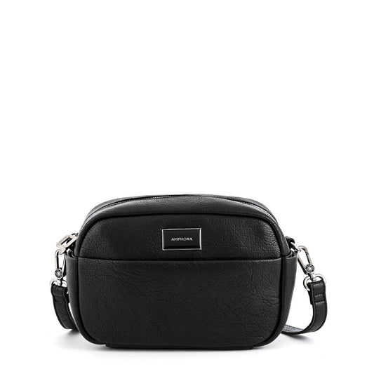 Marie black medium crossbody bag