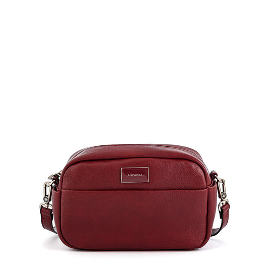 Burgundy marie medium crossbody bag