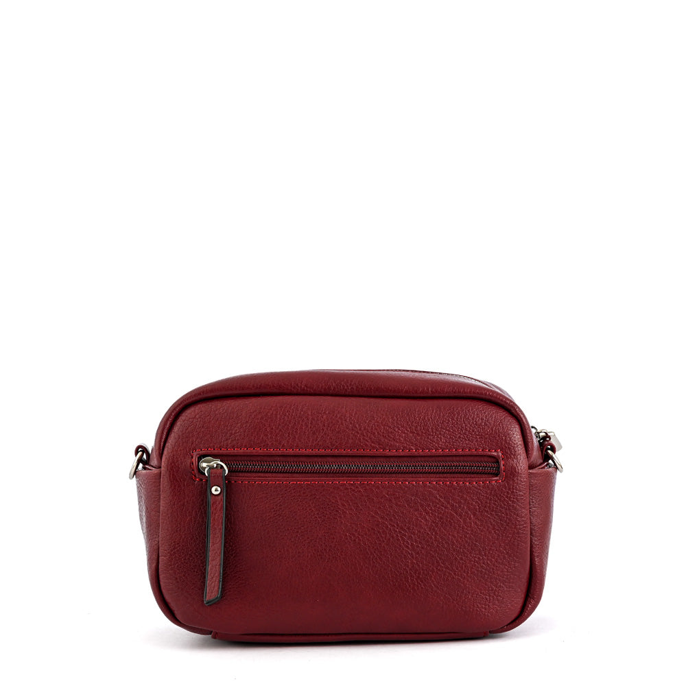 Burgundy marie medium crossbody bag