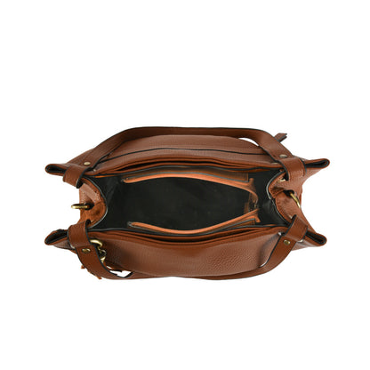 Wallet Two Handles Three divisions large roseau camel