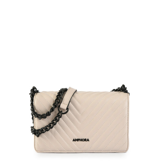 Muller off-white shoulder bag