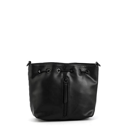 Medium black muller crossbody wallet